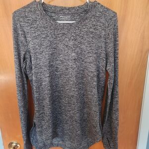 Athleta Women's Gray Long Sleeve Top